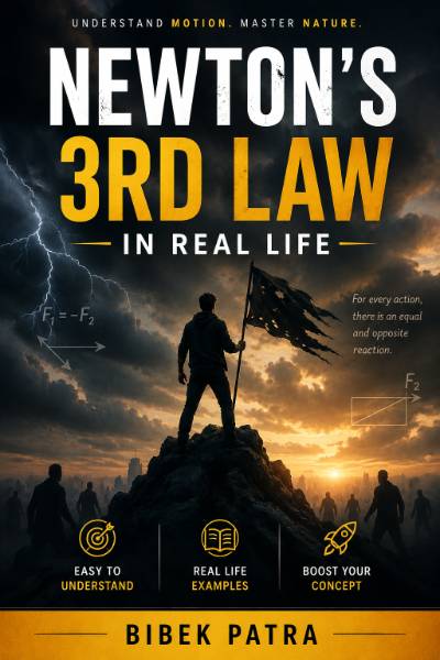 Newton's 3rd Law book cover by Bibek Patra