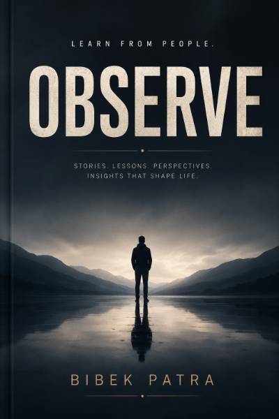 Observe book cover by Bibek Patra